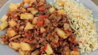 CARNE MOLIDA CON PAPAS [upl. by Croix]