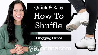 How to Shuffle dance lesson  Clogging Dance  YouDancecom [upl. by Connel]