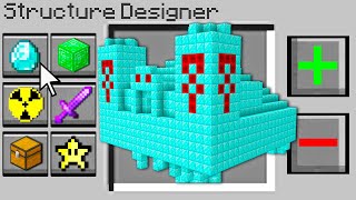 Minecraft But You Can Design Structures [upl. by Manup256]