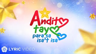 Andito Tayo Para Sa Isa’t Isa  Ang Christmas ID ng Pilipino Lyrics [upl. by Fayina]