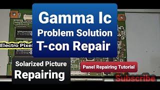 Sony Lcd Tv Solarize PictureLCD Tv Negative Image Gamma IC AS15F or AS15G Repair Tcon Board [upl. by Uel]