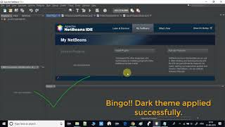 Apply Dark Theme on Apache NetBeans 111 [upl. by Henn]