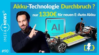 ElektroautoNews 90  Forschern gelingt günstiger EAuto Akku Durchbruch [upl. by Diraj]