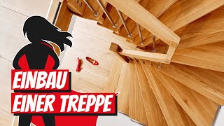 Einbau einer Treppe  Bauhelden [upl. by Norej]