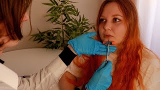 ASMR Neurological Exam from a student 👩‍⚕ Reflexes Cognition Sensory Medical Tests for Sleep [upl. by Ferris]