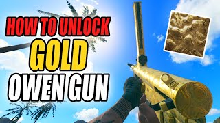 How to Unlock GOLD OWEN GUN FAST 2SHOT KILL Call of Duty Vanguard GOLD GUIDE [upl. by Nylorahs]