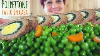 POLPETTONE RIPIENO FATTO IN CASA Ricetta Facile  Easy Meatloaf Recipe [upl. by Meghan]