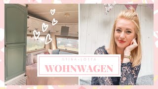 Ich zeige euch meinen renovierten Wohnwagen😍  Gardinen nähen  Onlineshop bearbeiten  VLOG [upl. by Urania694]