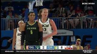 Candace Parker touchdown pass assist 🍿 [upl. by Llevel471]