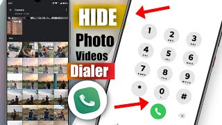 How To Hide Photos in Dialer  Hide Photos Video in Dial Pad  Phone Dialer Me Photo Kaise Chupaye [upl. by Redliw]