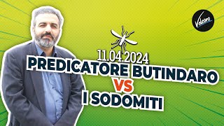 Predicatore Butindaro vs i sodomiti  La Zanzara del 11042024 [upl. by Aelrac]