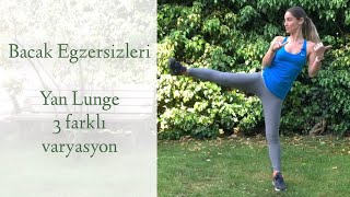 Yan Lunge  Side Lunge  Bacak egzersizleri [upl. by Orian]