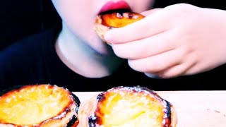 ASMR Egg Tarts Eating Mukbang ASMRPhan [upl. by Sorel6]