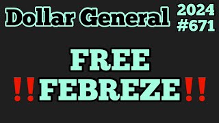 2024671💥Dollar General Couponing‼️LETS GET‼️FREE FEBREZE‼️Must Watch👀👀 [upl. by Dinan]