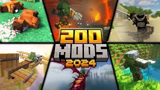 TOP 200 Mods For Minecraft OF ALL TIME  120411651122 ForgeFabric [upl. by Shotton]