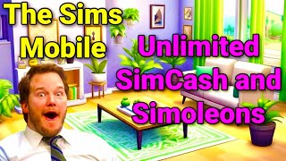 The Sims Mobile Unlimited SimCash and Simoleons  How to use The Sims Mobile Hack Tutorial [upl. by Monk]