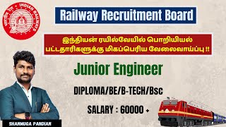 RRB JE  Junior Engineer  Railway Recruitment Board  2024 Notification details  in Tamil  KTA [upl. by Joannes]