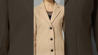 Notched lapel collar winter wear overcoatovercoat collectionwinter collectionwomens shopping🛒🛍️ [upl. by Elata]