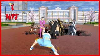 I Became the Strongest in SAKURA School Simulator [upl. by Renfred]