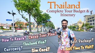 Thailand Tour Budget amp Itinerary  How To Travel Thailand  Thailand Complete Travel Guide Thailand [upl. by Shurlock]