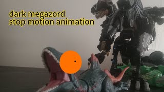 dark megazord stop motion [upl. by Flosser]