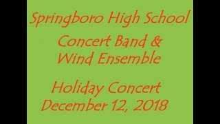 Springboro High School Holiday Concert 20171212 [upl. by Leroy]