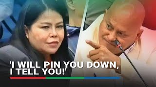 Fuming Bato confronts Mary Ann Maslog You tried to convince Alice Guo to implicate me Duterte [upl. by Dex154]