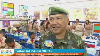 Inscrições abertas escola militar de Salvador começa processo seletivo [upl. by Maurizio]