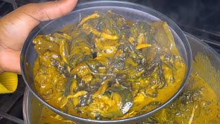 How to cook rich bitter leaf soup like a pro  Anambra style ofe onugbu [upl. by Miuqaoj]