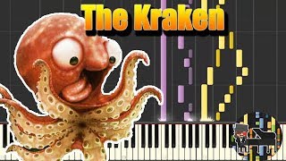 The Kraken  Hans Zimmer Piano Tutorial Synthesia HD Cover [upl. by Omissam]