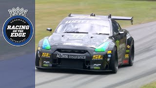 Baggsys 1200bhp Nissan GTR drift bonanza at FOS [upl. by Oninotna439]