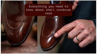 Everything you need to know about shell cordovan care [upl. by Telimay]