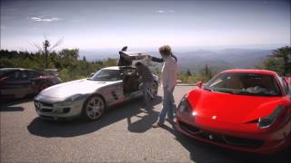 Top Gear USA Roadtrip  Jeremy talks through the SLS AMG [upl. by Nannarb]