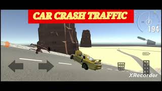 Car Crash Traffic Game Playing with Music [upl. by Annahsohs]