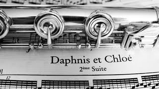 Flute Solo Daphnis et Chloe Piano accompaniment Tempo 54 [upl. by Asyla]