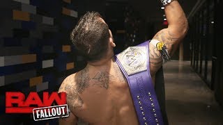 Kalisto dedicates his WWE Cruiserweight Title victory to Eddie Guerrero Raw Fallout Oct 9 2017 [upl. by Yevre517]