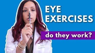 Pencil PushUp Eye Exercises amp Vision Therapy  Eye Doctor Shows You How [upl. by Sitoel]