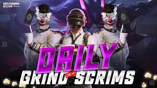 DAILY GRIND SCRIMS LIVE  LIMITED LOBBY  BEST LOBBY FOR GRIND  BGMI💓 [upl. by Etnaihc]