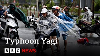 Deadly Super Typhoon Yagi hits Vietnam  BBC News [upl. by Liu99]