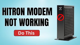 Hitron Modem Not Working quotProblem Fixedquot [upl. by Ahselat746]