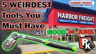 5 WEIRDEST HARBOR FREIGHT TOOLS harborfreight tools toolreviews icon toolboxtour handtools [upl. by Llehsram]