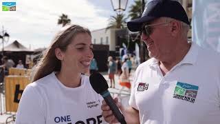 Spetses mini Marathon 2024 Anna Ntountounaki statements [upl. by Airotal90]