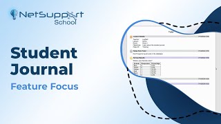 NetSupport School Feature Focus  Student Journal [upl. by Nirad]