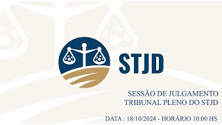 Sessão de Julgamento Tribunal Pleno do STJD [upl. by Efioa]