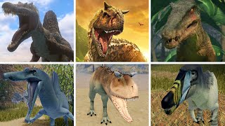 CAMP cretaceous VS dinosaur world MOBILE Dinossauros Comparação Roblox [upl. by Levins787]