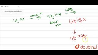 Benzaldehyde to benzophenone [upl. by Llemmart]