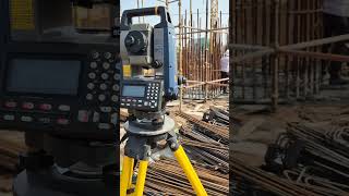 Total Station contructionwork constructionsite houseconstructionwork constructionwor [upl. by Aerua]