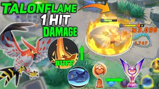 24 Kills Talonflame New One Shot Damage build for Brave Bird Best Build Pokemon unite [upl. by Eisseb]