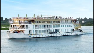 Journey Through Egypt Along the Nile River on AmaWaterways River Cruise Ship AmaDahlia [upl. by Zeb]