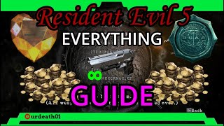 Resident Evil 5  All of EVERYTHING Guide Complete 100 playthrough [upl. by Dahaf]